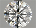Del inventario de diamantes de laboratorio, 2.07 quilates, Redondo , Color E, claridad VS1 y certificado IGI
