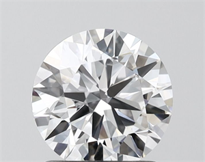 Picture of Lab Grown Diamond 1.39 Carats, Round with Ideal Cut, D Color, VS1 Clarity and Certified by IGI