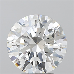 Picture of Natural Diamond 3.02 Carats, Round with Excellent Cut, G Color, VS2 Clarity and Certified by GIA
