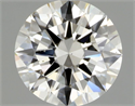Natural Diamond 0.50 Carats, Round with Excellent Cut, J Color, SI1 Clarity and Certified by GIA