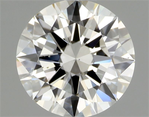 Picture of Natural Diamond 0.50 Carats, Round with Excellent Cut, J Color, SI1 Clarity and Certified by GIA