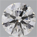 Lab Grown Diamond 4.52 Carats, Round with Ideal Cut, F Color, VVS2 Clarity and Certified by IGI
