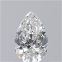Diamante Natural 0.70 quilates, De pera , Color F, claridad VS2 y certificado GIA