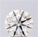 Natural Diamond 3.07 Carats, Round with Excellent Cut, L Color, VS1 Clarity and Certified by GIA