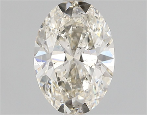 Picture of Natural Diamond 0.91 Carats, Oval with  Cut, L Color, SI2 Clarity and Certified by GIA