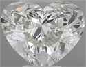 Natural Diamond 0.45 Carats, Heart with  Cut, G Color, VS1 Clarity and Certified by IGI