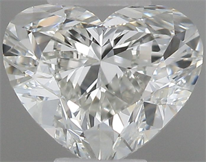 Picture of Natural Diamond 0.45 Carats, Heart with  Cut, G Color, VS1 Clarity and Certified by IGI
