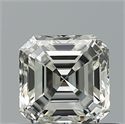Natural Diamond 0.60 Carats, Asscher with  Cut, G Color, IF Clarity and Certified by IGI