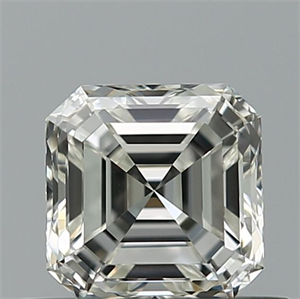 Picture of Natural Diamond 0.60 Carats, Asscher with  Cut, G Color, IF Clarity and Certified by IGI