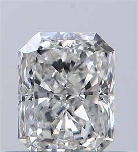 Picture of Natural Diamond 0.40 Carats, Radiant with  Cut, I Color, VS1 Clarity and Certified by GIA