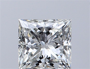 Foto Diamante Natural 0.50 quilates, Princesa , Color H, claridad VS1 y certificado GIA de