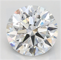 Del inventario de diamantes de laboratorio, 3.01 quilates, Redondo , Color D, claridad IF y certificado IGI