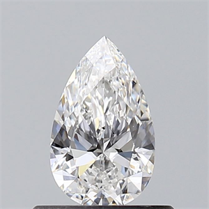 Foto Diamante Natural 0.51 quilates, De pera , Color E, claridad SI2 y certificado GIA de