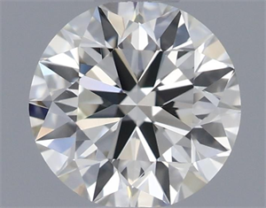 Picture of Natural Diamond 0.50 Carats, Round with Excellent Cut, J Color, VVS2 Clarity and Certified by GIA