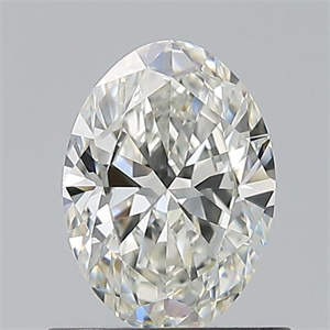 Picture of Natural Diamond 0.70 Carats, Oval with  Cut, I Color, VS1 Clarity and Certified by GIA