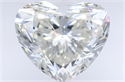 Natural Diamond 2.01 Carats, Heart with  Cut, J Color, SI2 Clarity and Certified by GIA