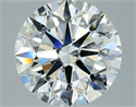 Natural Diamond 2.70 Carats, Round with Excellent Cut, I Color, SI1 Clarity and Certified by GIA