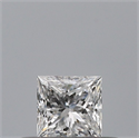 Diamante Natural 0.23 quilates, Princesa , Color D, claridad VVS1 y certificado GIA