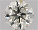 Natural Diamond 0.85 Carats, Round with Excellent Cut, J Color, VVS1 Clarity and Certified by GIA
