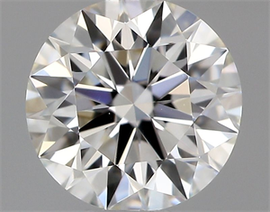 Picture of Natural Diamond 0.46 Carats, Round with Excellent Cut, G Color, IF Clarity and Certified by GIA