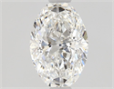 Natural Diamond 0.75 Carats, Oval with  Cut, E Color, VVS2 Clarity and Certified by GIA