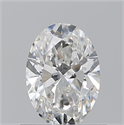 Natural Diamond 0.70 Carats, Oval with  Cut, G Color, VS1 Clarity and Certified by GIA