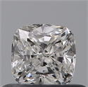 Diamante Natural 0.46 quilates, Del cojín , Color E, claridad IF y certificado GIA