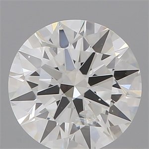 Picture of Natural Diamond 0.61 Carats, Round with Excellent Cut, H Color, SI2 Clarity and Certified by IGI