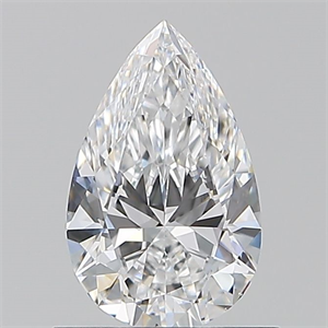 Picture of Natural Diamond 0.70 Carats, Pear with  Cut, D Color, VS2 Clarity and Certified by GIA