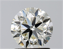 Natural Diamond 1.35 Carats, Round with Very Good Cut, K Color, VS1 Clarity and Certified by GIA