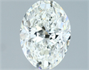 Diamante Natural 0.90 quilates, Ovalado , Color H, claridad VVS2 y certificado IGI