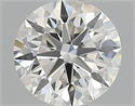 Natural Diamond 0.71 Carats, Round with Excellent Cut, F Color, IF Clarity and Certified by GIA