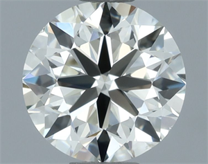 Picture of Natural Diamond 0.90 Carats, Round with Very Good Cut, J Color, VS2 Clarity and Certified by IGI