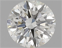 Natural Diamond 1.30 Carats, Round with Excellent Cut, H Color, VS1 Clarity and Certified by HRD
