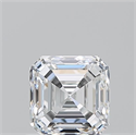 Diamante Natural 0.93 quilates, Asscher , Color E, claridad VVS1 y certificado GIA