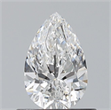 Natural Diamond 0.60 Carats, Pear with  Cut, E Color, VS1 Clarity and Certified by GIA