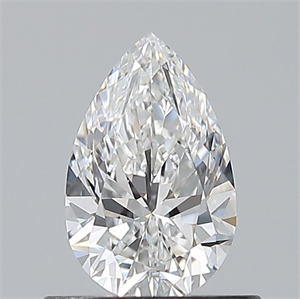 Picture of Natural Diamond 0.60 Carats, Pear with  Cut, E Color, VS1 Clarity and Certified by GIA