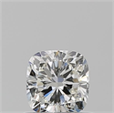 Natural Diamond 0.71 Carats, Cushion with  Cut, I Color, VVS1 Clarity and Certified by GIA