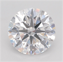 Lab Grown Diamond 5.16 Carats, Round with Ideal Cut, F Color, VVS2 Clarity and Certified by IGI