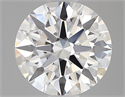 Lab Grown Diamond 1.05 Carats, Round with Ideal Cut, E Color, VS1 Clarity and Certified by IGI