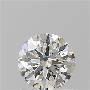Picture of Natural Diamond 0.70 Carats, Round with Excellent Cut, H Color, VS2 Clarity and Certified by GIA