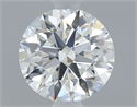 Natural Diamond 0.55 Carats, Round with Excellent Cut, H Color, VS2 Clarity and Certified by GIA