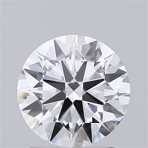 Picture of Lab Grown Diamond 4.08 Carats, Round with Excellent Cut, D Color, VVS1 Clarity and Certified by IGI