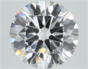 Lab Grown Diamond 5.84 Carats, Round with Excellent Cut, F Color, VS1 Clarity and Certified by IGI
