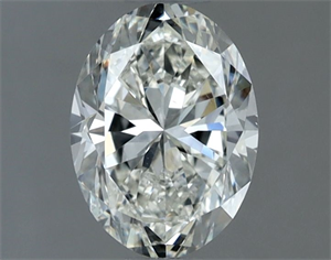 Picture of Natural Diamond 1.00 Carats, Oval with  Cut, H Color, VS2 Clarity and Certified by IGI