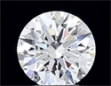 Del inventario de diamantes de laboratorio, 2.01 quilates, Redondo , Color D, claridad VVS2 y certificado IGI