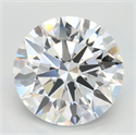 Del inventario de diamantes de laboratorio, 3.13 quilates, Redondo , Color D, claridad IF y certificado IGI