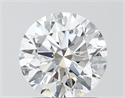 Lab Grown Diamond 1.52 Carats, Round with Ideal Cut, D Color, VVS2 Clarity and Certified by IGI