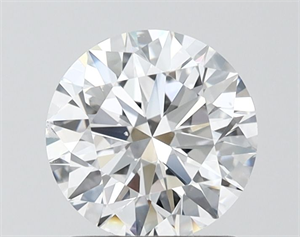 Picture of Lab Grown Diamond 1.52 Carats, Round with Ideal Cut, D Color, VVS2 Clarity and Certified by IGI