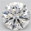 Lab Grown Diamond 3.54 Carats, Round with Excellent Cut, D Color, IF Clarity and Certified by GIA